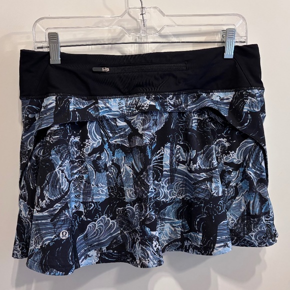 Lululemon Play Off The Pleats Skirt-Eternal Wave Starlight Black / Black-8 - Picture 4 of 4